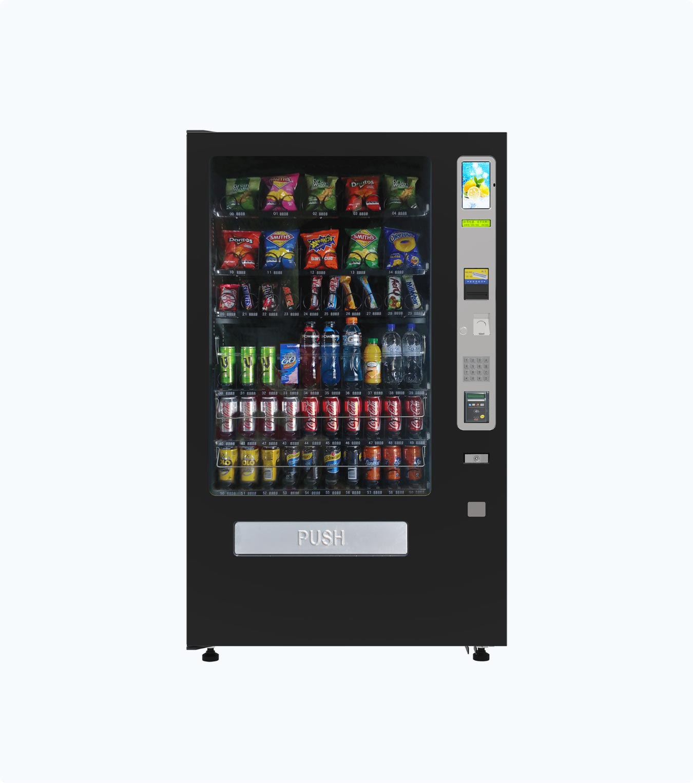 Cashless combo vending machine serving staff across a Melbourne workplace