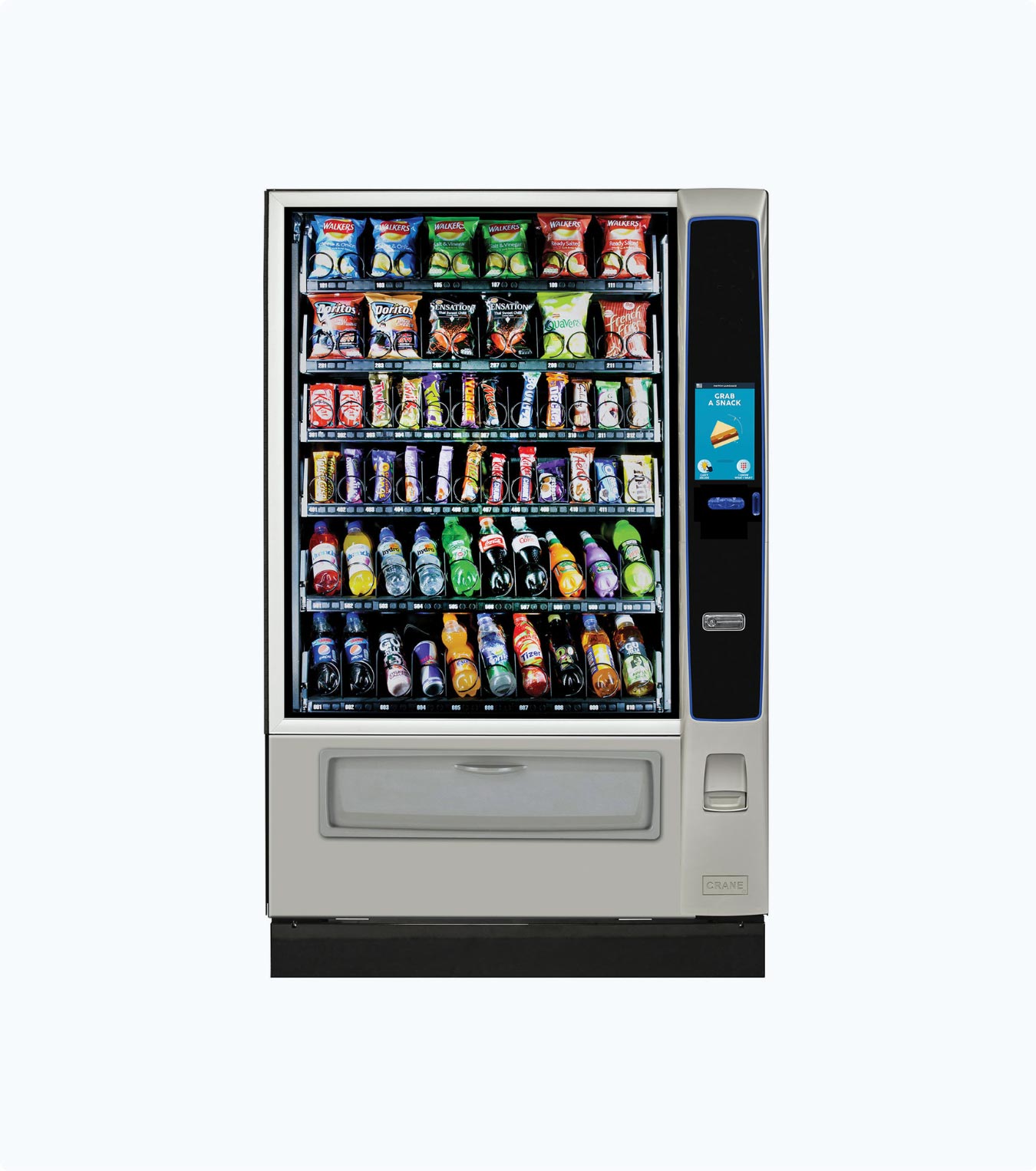 Snack and drink combo vending machine installed at a local Melbourne workplace